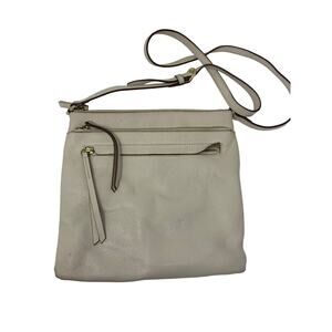 Nordstrom Women's Faux Leather Cross Body Shoulder Bags White Size Small